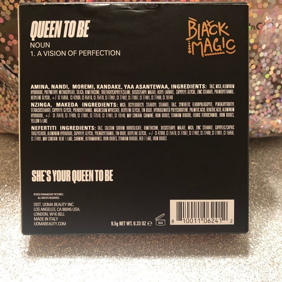 BNIB! LE! UOMA Black Magic Coming 2 America Eyeshadow Palette 🎨 Queen To Be 👑 - Picture 3 of 4